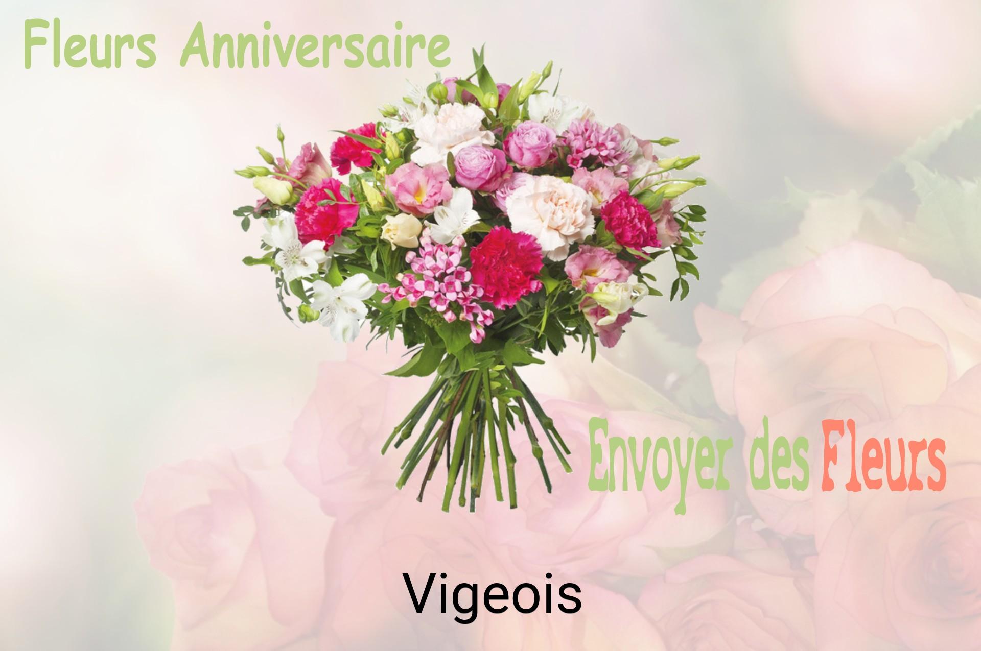 Bouquet de fleurs d’anniversaire livré à Vigeois