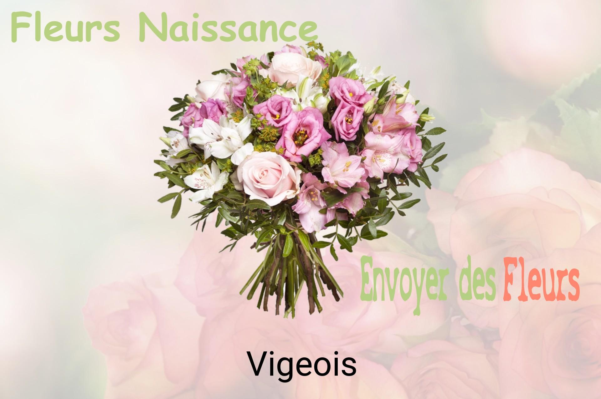 Bouquet de fleurs de naissance livré à Vigeois